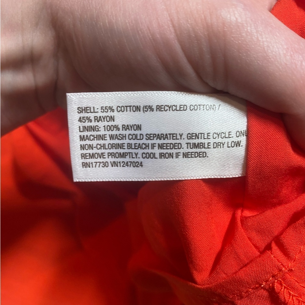 Kate Spade New YorkXTarget Scalloped coastal linen tropical vibrant mini dress - Picture 9 of 10